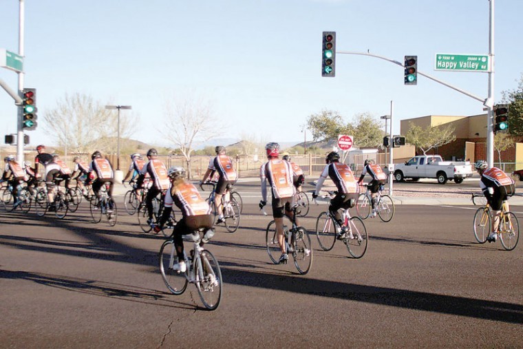 Cycling fundraiser